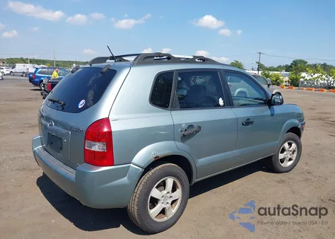 2006 Hyundai Tucson Gl from USA, damaged, VIN KM8JM72B86U399365